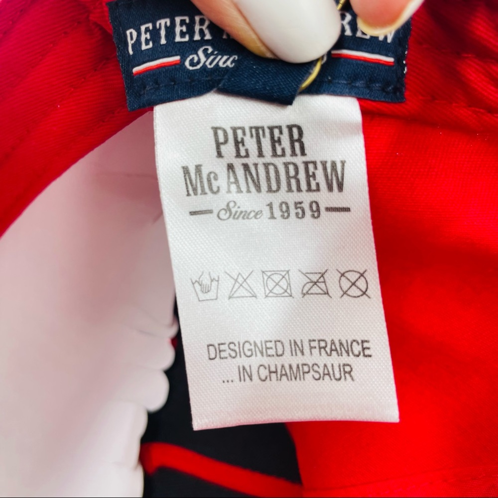 Peter Mc Andrew Monaco Grand Prix 78th Edition Red Racing Ball Cap Hat Mens TU - Picture 7 of 13